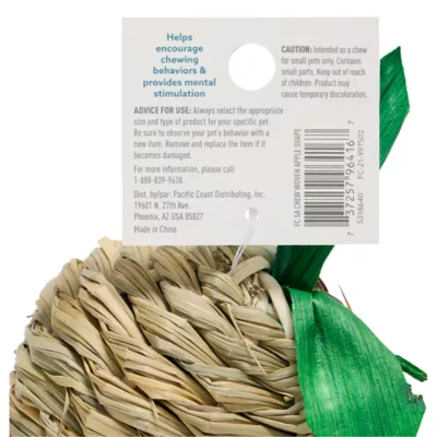Product Full Cheeks™ Small Pet Woven Apple Shaped Chew
