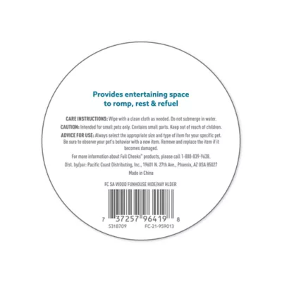 Product Full Cheeks™ Small Pet Funhouse Hideaway & Hay Holder