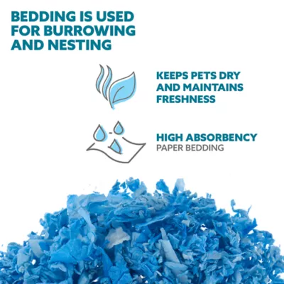 Product Full Cheeks™ Odor Control Small Pet Paper Bedding - Classic Blue