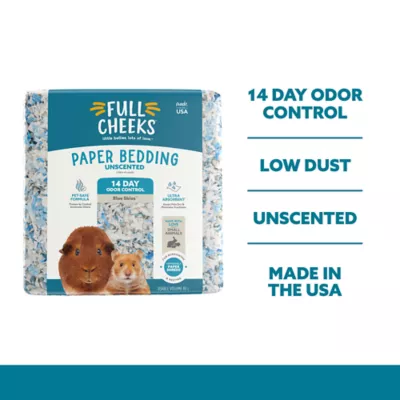 Product Full Cheeks™ Odor Control Small Pet Paper Bedding - Blue Skies