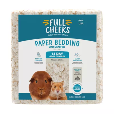 Product Full Cheeks™ Odor Control Small Pet Paper Bedding - Classic White