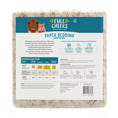 Product Full Cheeks™ Odor Control Small Pet Paper Bedding - Classic White