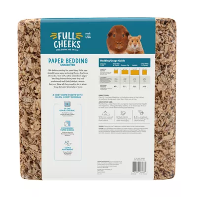 Product Full Cheeks™ Odor Control Small Pet Paper Bedding - Natural