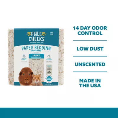 Product Full Cheeks™ Odor Control Small Pet Paper Bedding - Classic White