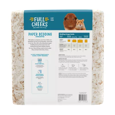 Product Full Cheeks™ Odor Control Small Pet Paper Bedding - Classic White