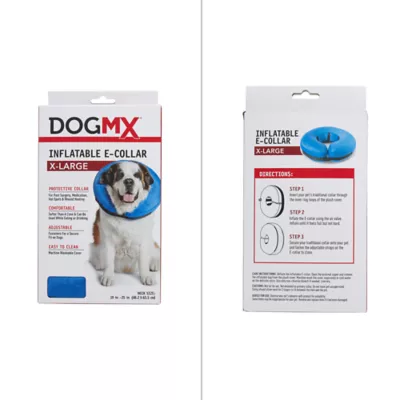 Product Dog MX™ Inflatable E-Collar for Post Surgery, Medication, Hot Spots & Wound Healing - Adjustab