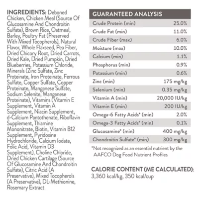 Product Simply Nourish® Original Large Breed Adult Dry Dog Food - Chicken & Brown Rice