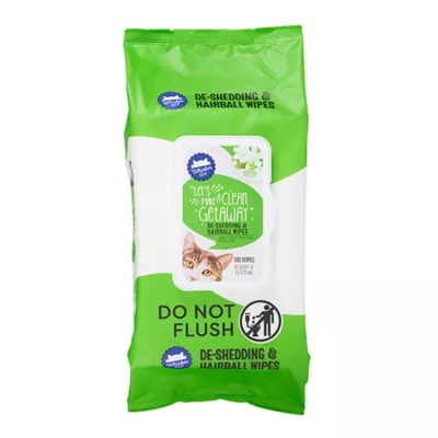 Product Whisker City® De-Shedding and Hairball Wipes - 100 Count