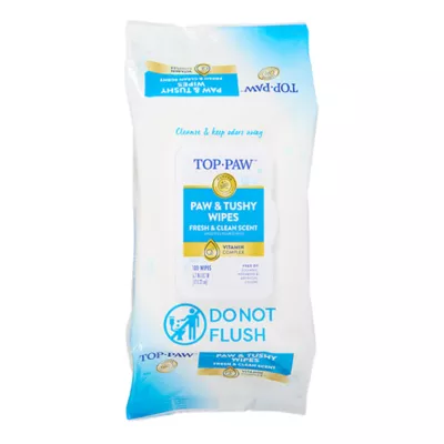 Product Top Paw® Paw & Tushy Fresh & Clean Scent Wipes