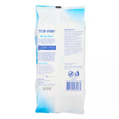 Product Top Paw® Paw & Tushy Fresh & Clean Scent Wipes