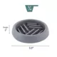Product Top Paw® Grey Puzzle Slow Feeder Dog Bowl, 0.75-cup