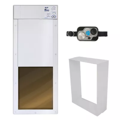 Product High Tech Pet® WiFi Enabled Smartphone Controlled Automatic Dog & Cat Door & Wall Installation Kit