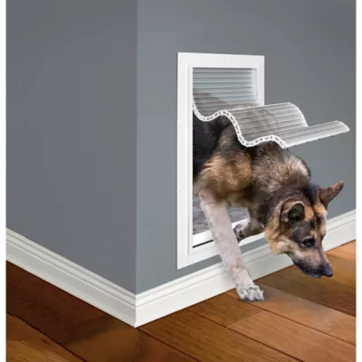 Product High Tech Pet® Armor Flex Airtight Extreme Weather Magnetic Closure Pet Door with Wall Tunnel Kit