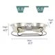 Product Top Paw® Elevated Stainless Steel Double Diner Dog Bowl