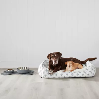 Product Top Paw® Rope Fabric Bone Pet Feeding Placemat