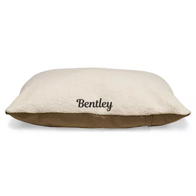 Product Majestic Pet Personalized Sherpa Pillow Dog Bed w/Removable Cover
