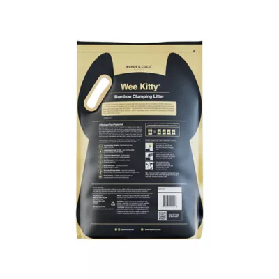 Product Rufus & Coco® Wee Kitty® Clumping Multi-Cat Bamboo Cat Litter - Lightweight, Natural