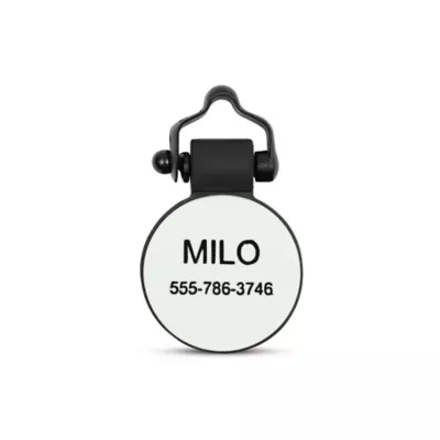 Product SiliDog The Silent Dog Tag Personalized Silicone Circle Dog & Cat ID Tag