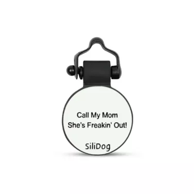 Product SiliDog The Silent Dog Tag Personalized Silicone Circle Dog & Cat ID Tag