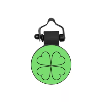 Product SiliDog The Silent Dog Tag Personalized Silicone Shamrock Dog & Cat ID Tag