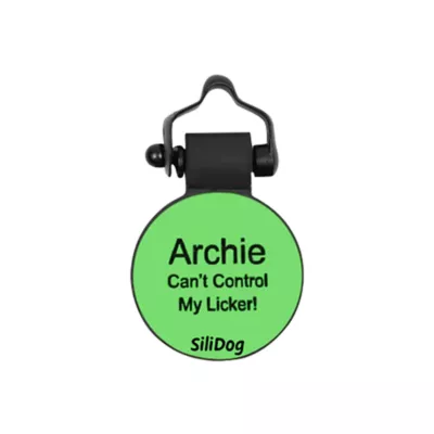 Product SiliDog The Silent Dog Tag Personalized Silicone Shamrock Dog & Cat ID Tag