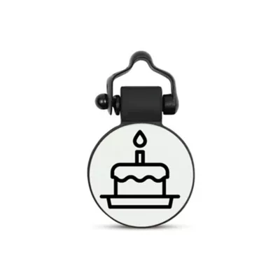 Product SiliDog The Silent Dog Tag Personalized Silicone Birthday Cake Dog & Cat ID Tag