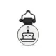 Product SiliDog The Silent Dog Tag Personalized Silicone Birthday Cake Dog & Cat ID Tag