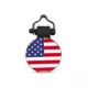 Product SiliDog The Silent Dog Tag Personalized Silicone USA Flag Dog & Cat ID Tag