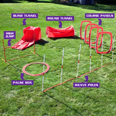 Product Sport Pet 6-Piece Large Agility Kit