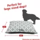 Product Majestic Pet Personalized Trellis Super Value Pillow Dog Bed
