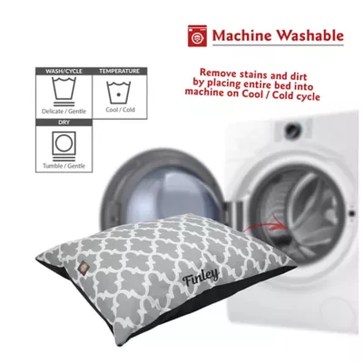 Product Majestic Pet Personalized Trellis Super Value Pillow Dog Bed