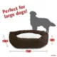 Product Majestic Pet Personalized Velvet Sherpa Bagel Cat & Dog Bed