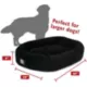Product Majestic Pet Personalized Suede Bagel Cat & Dog Bed