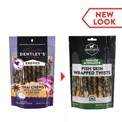 Product Dentley's Exotics Fish Skin with Coconut 20 CT 7.52 OZ