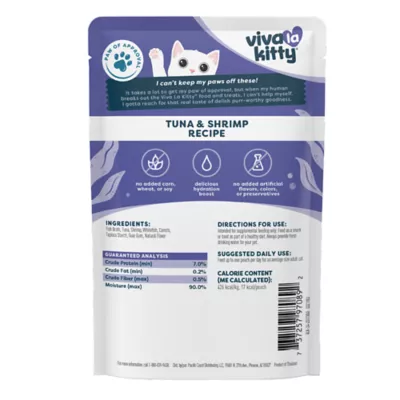 Product Viva La Kitty® Classic Broth Cat Treat - Grain Free, High Protein, 1.4 Oz