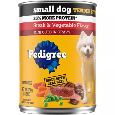 Product Pedigree® Tender Bites in Gravy Small Breed Adult Wet Dog Food - Mini Cuts, 13.2 Oz.
