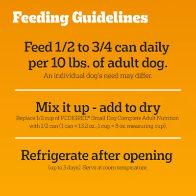 Product Pedigree® Tender Bites in Gravy Small Breed Adult Wet Dog Food - Mini Cuts, 13.2 Oz.