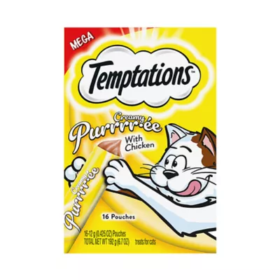 Product Temptations™ Creamy Purée Lickable Adult Cat Treats - Chicken