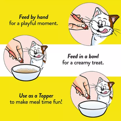 Product Temptations™ Creamy Purée Lickable Adult Cat Treats - Salmon