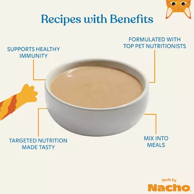 Product Made By Nacho™ Immune Support Cat Meal Topper with Bone Broth - Chicken