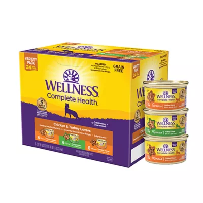 Product Wellness® Complete Health Wet Adult Cat Food - Chicken & Turkey Lovers, Variety Pack, 24 CT, 72 OZ