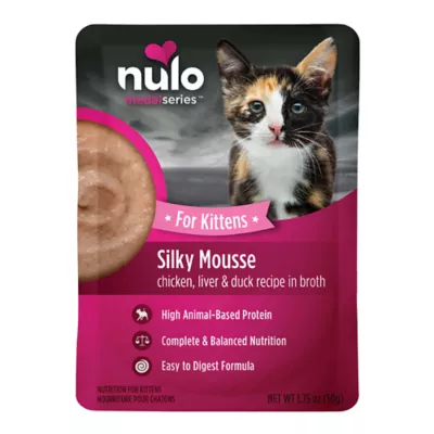 Product Nulo MedalSeries Kitten Wet Cat Food - Silky Mousse, Chicken, Liver & Duck, 1.75 Oz.