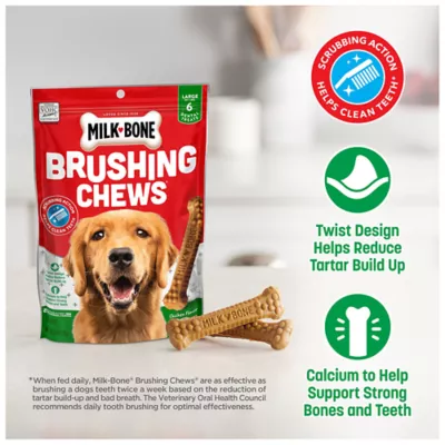 Product Milk-Bone Brushing Chews Large All Life Stage Dog Treat - Original