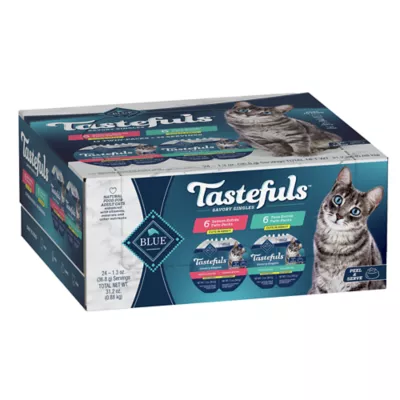 Product Blue Buffalo Tastefuls Savory Singles Adult Cat Food - Natural, 12 Count Variety Pack