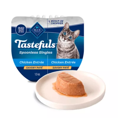Product Blue Buffalo Tastefuls Spoonless Singles Adult Cat Wet Food - Natural, Pate, 2.6 Oz