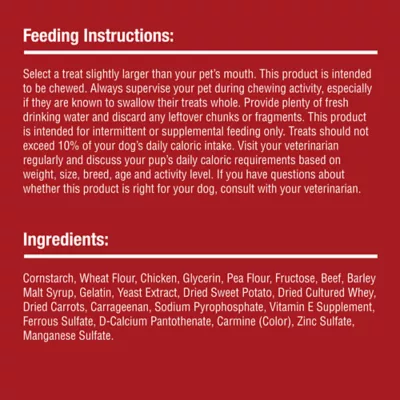 Product Smartbones Twists Chicken Wrapped Dog Chew Treats - Sirloin