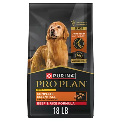 Product Purina Pro Plan Complete Essentials Shredded Blend Senior 7+ Dry Dog Food - Beef & Rice