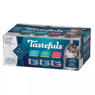 Product Blue Buffalo® Tastefuls™ Adult Cat Food Variety Pack - Natural, Flaked