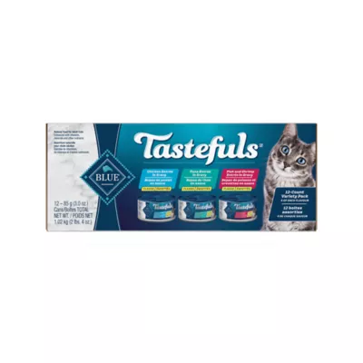 Product Blue Buffalo® Tastefuls™ Adult Cat Food Variety Pack - Natural, Flaked
