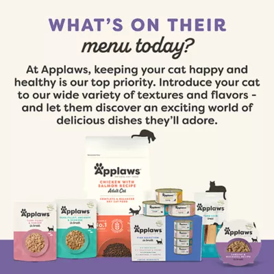 Product Applaws Flakes in Gravy Wet Cat Food in Cups - Variety Pack, 8 ct, Natural, Limited Ingredient
